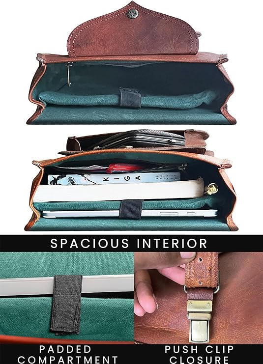 Rustic Town Leather Crossbody Satchel Bag – Vintage Purse for Women