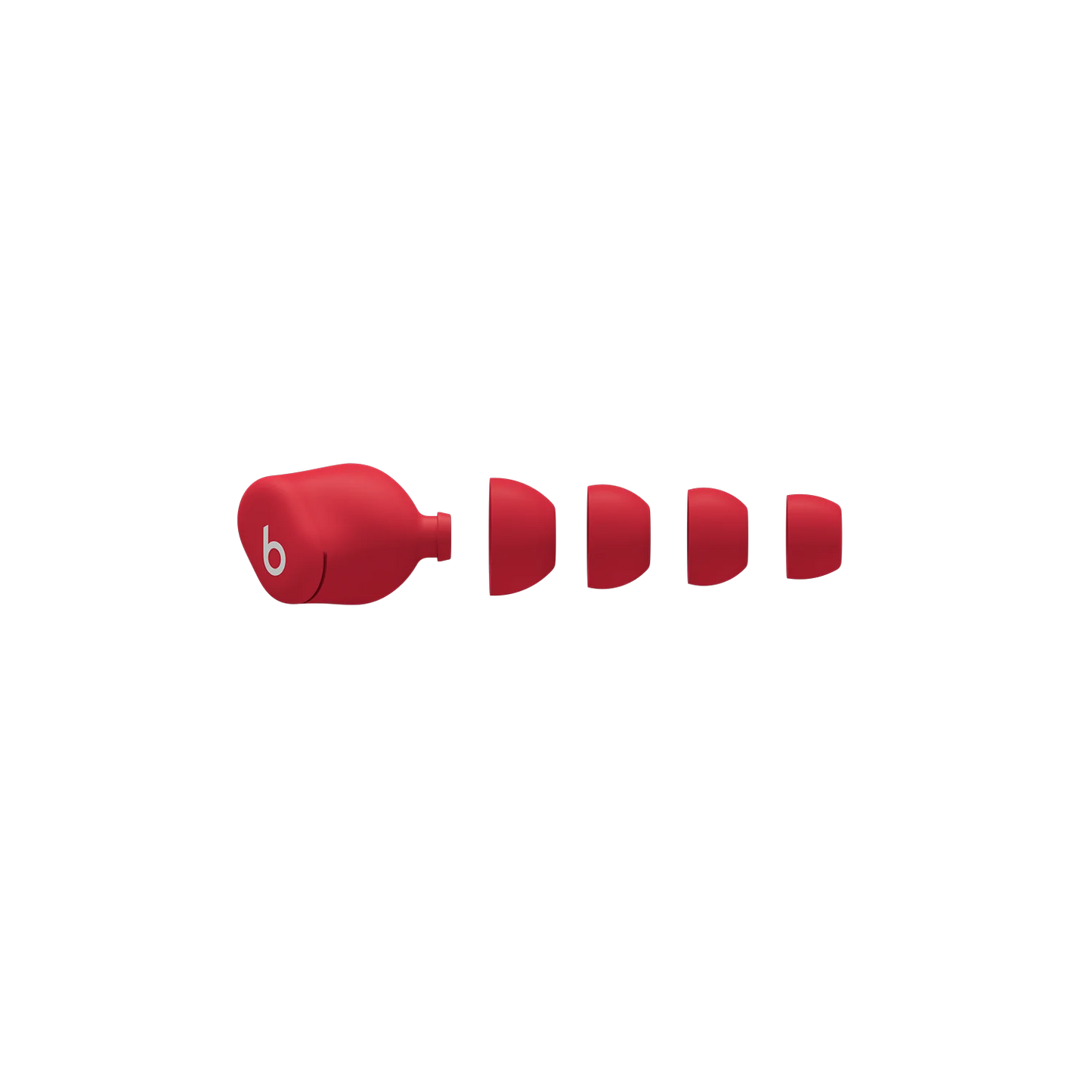 Beats by Dr. Dre Solo Buds Bluetooth In-Ear Earbuds – Transparent Red