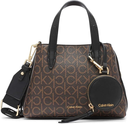 Calvin Klein Millie 2 in 1 Triple Compartment Mini Satchel Crossbody