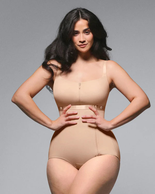 AirSlim Built-in Tummy Control Cincher Brief Bodysuit