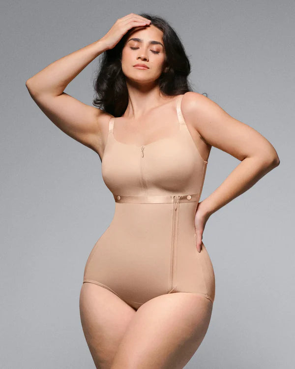 AirSlim Built-in Tummy Control Cincher Brief Bodysuit