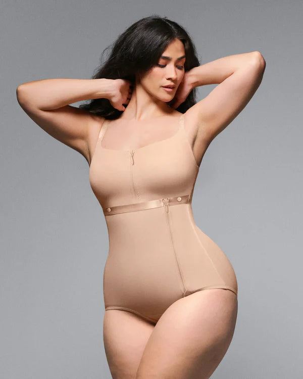 AirSlim Built-in Tummy Control Cincher Brief Bodysuit