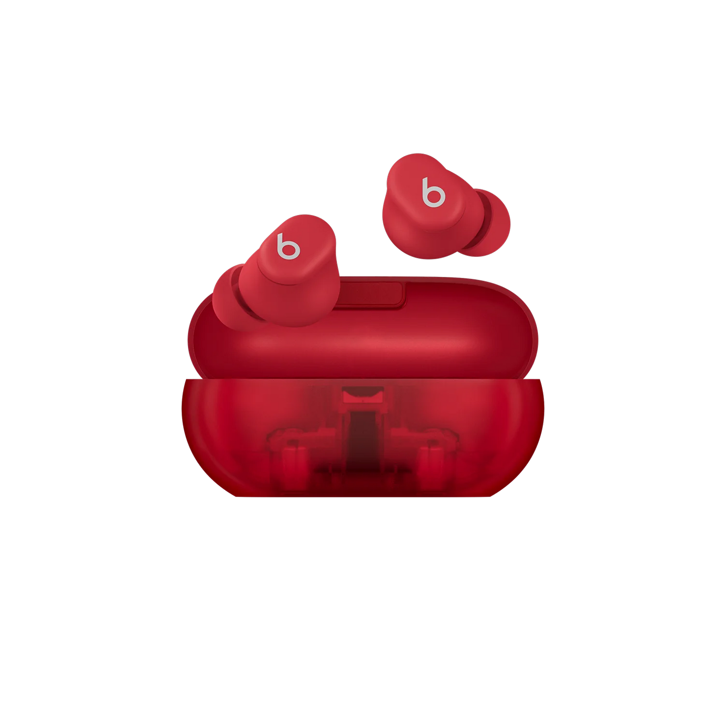 Beats by Dr. Dre Solo Buds Bluetooth In-Ear Earbuds – Transparent Red