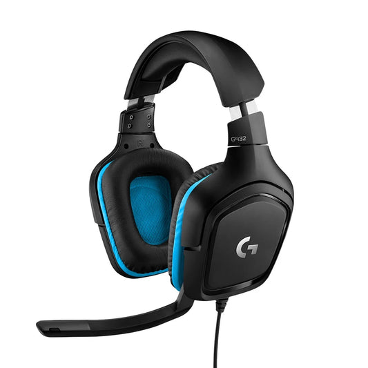 Logitech G432 Wired Gaming Headset – 7.1 Surround Sound, Black