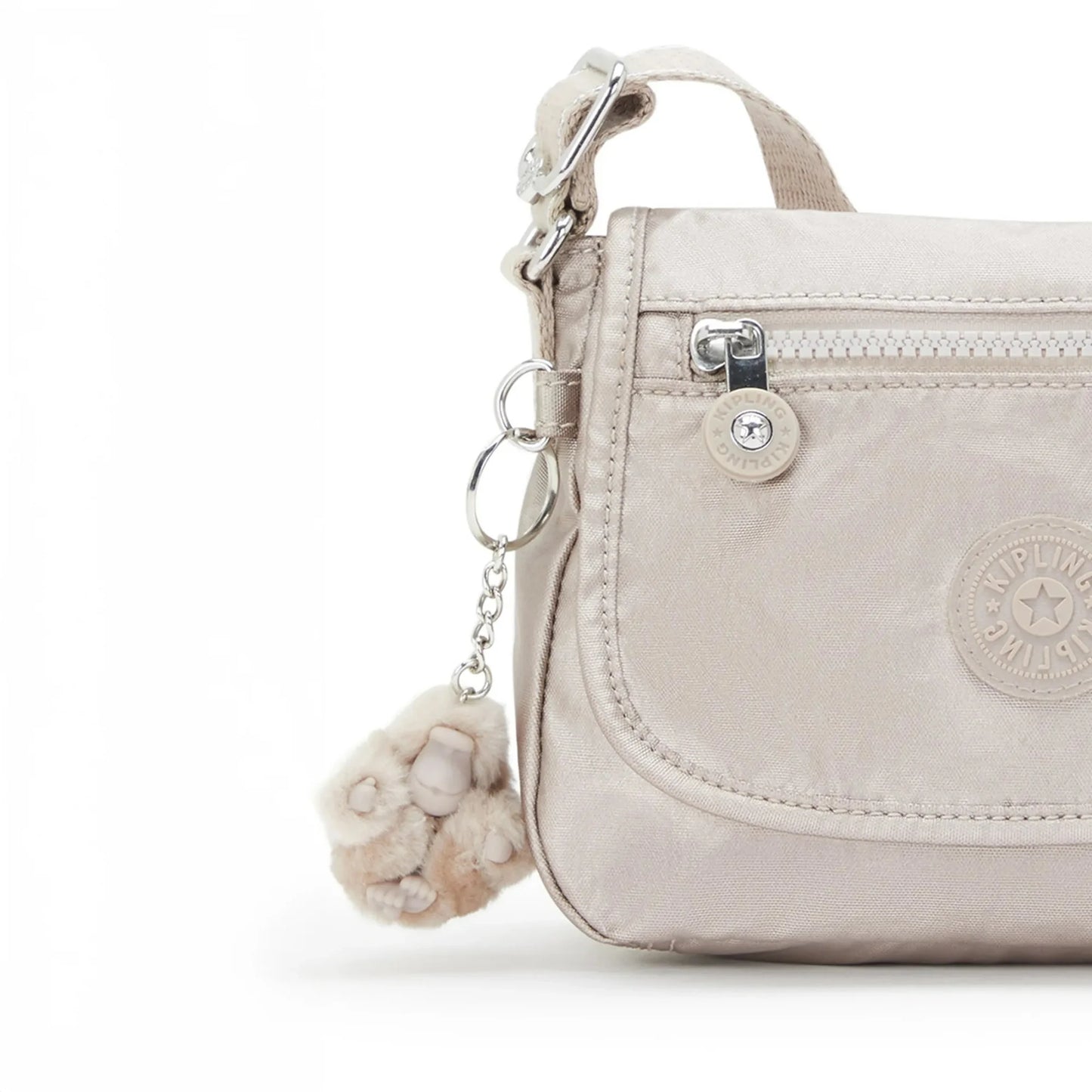 Kipling Sabian Metallic Crossbody Mini Bag