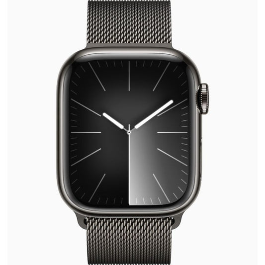 Apple Watch Series 9 41mm Stainless Steel Case with Milanese Loop